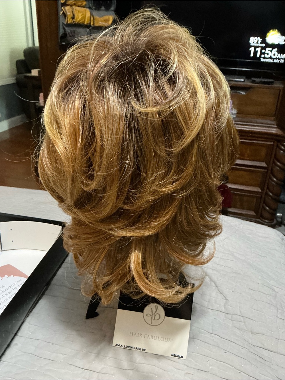 Toni Brattin Alluring Wig in RedBlonde